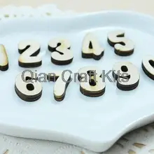 600 шт натуральное деревянное украшение, от 0 до 9, Размер 15 мм-17 мм нецветное