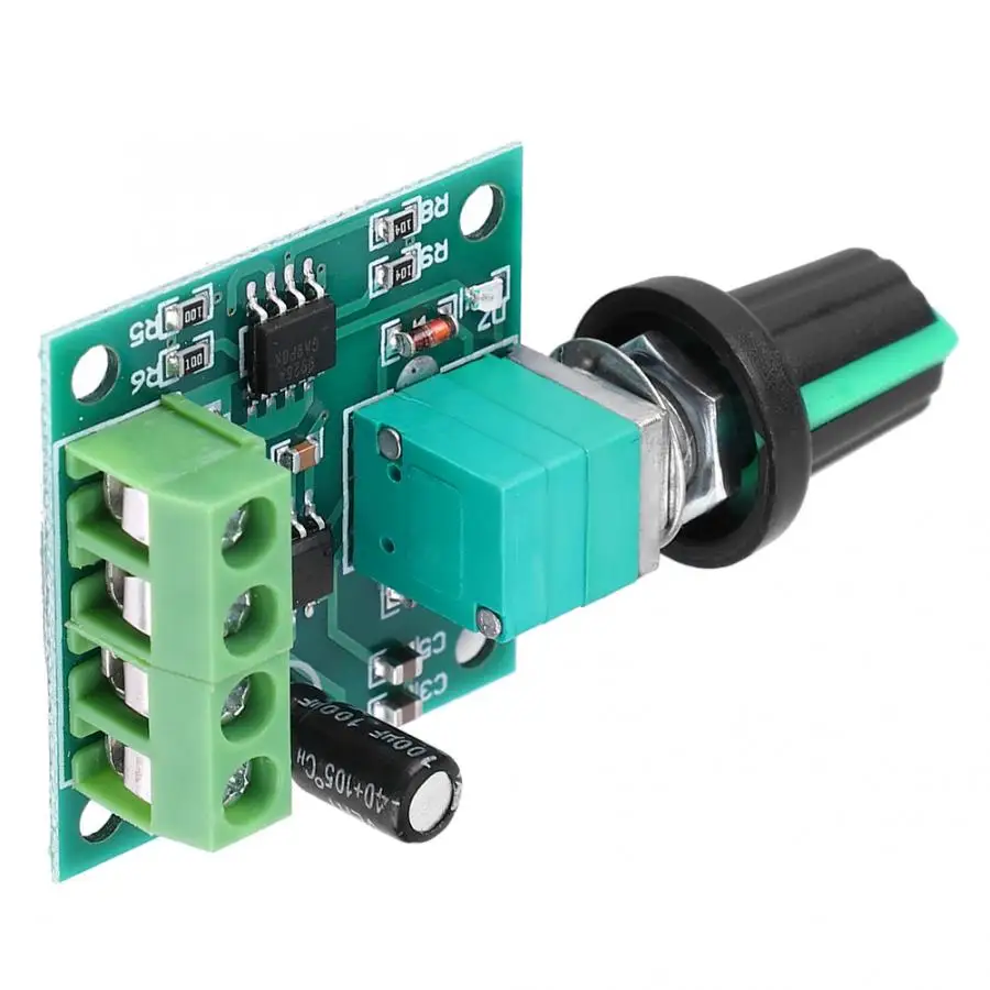 DC 1 8 12 V 2A низкое напряжение электродвигатель регулятор скорости ШИМ двигателя