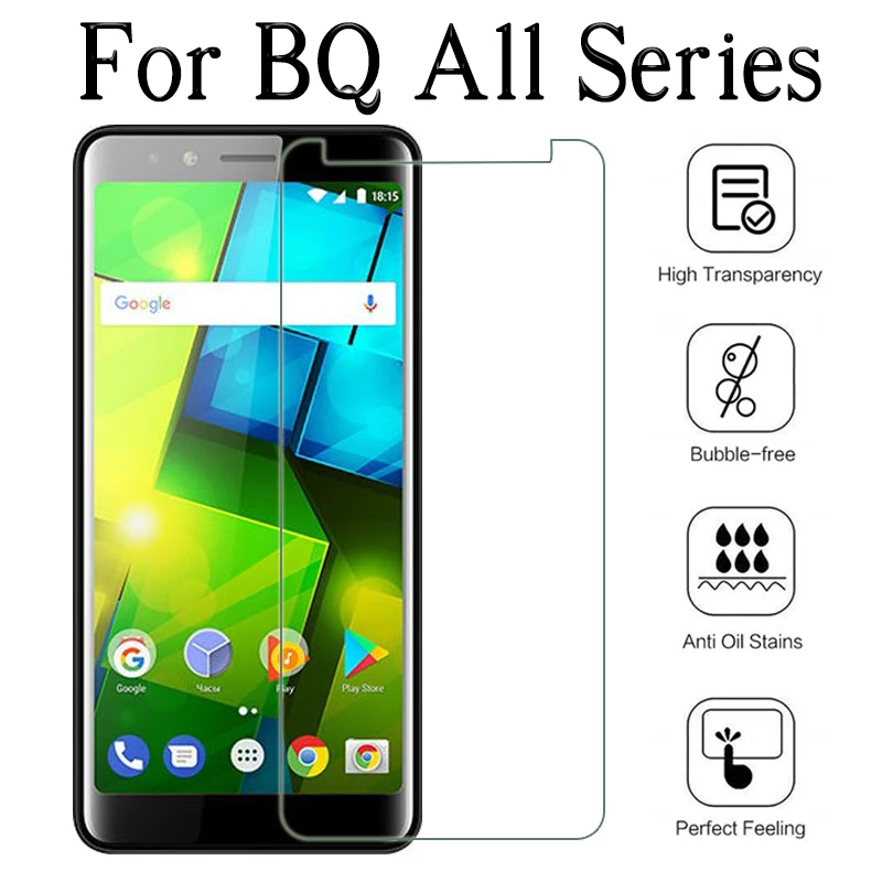 

Protective On For BQ Strike 5020 Aquaris X X5 U Lite Plus Pro 5X Tempered Glass 9H Protect Film Protection Glas Screen Protector