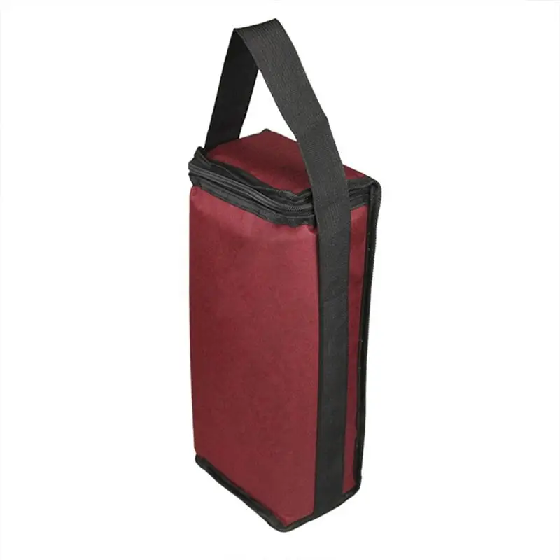 

LUOEM Portable Carrier Wine Bag Lightweight Practical Padded 2 Bottle Wine Travel Bag Tote Bag for Travel Camping Beach Party
