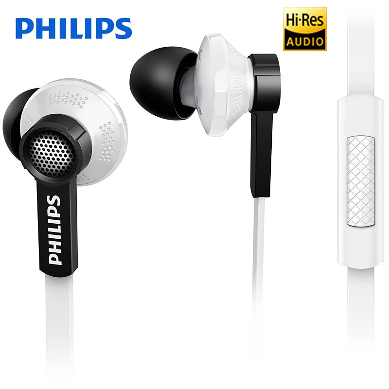 Оригинальные Наушники Philips Tx1 HiRes с высоким разрешением HIFI fever, наушники с шумоподавлением для S9 S9 Plus Note 8 - Цвет: White