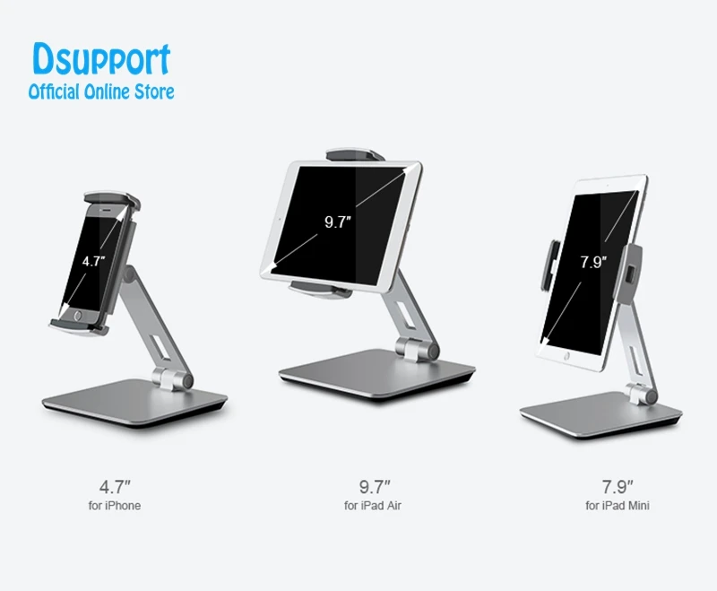 Полный движения 4-13 дюймов держатель для планшета Мобильный телефон Смартфон Стенд Универсальный складной ленивый планшетный ПК поддержка AP-7X
