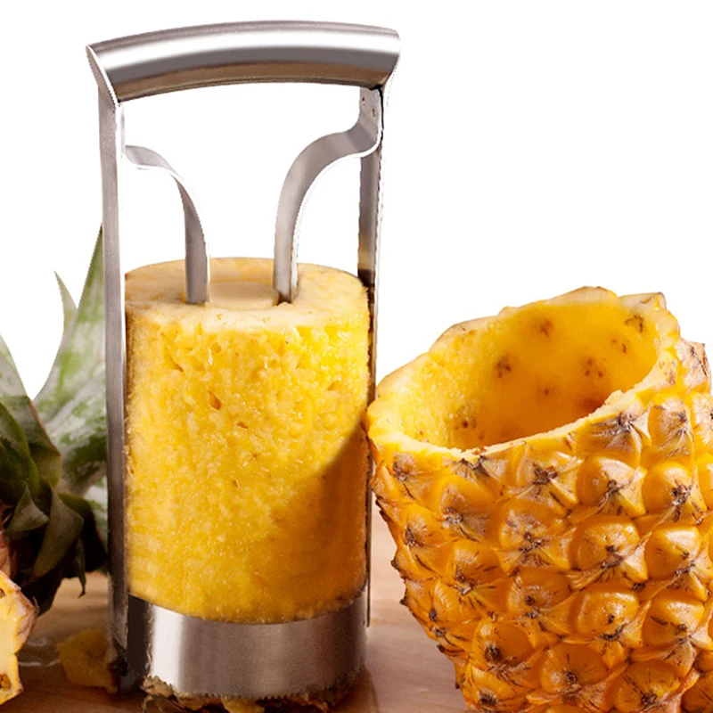 Kitchen Accessories Stainless Steel Fruit Pineapple Corer Slicer Peeler