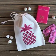 Пользовательские тропический ананас Свадебные вечерние выживания набор от похмелья ювелирные изделия пользу муслиновые мешки мальчишник, девичник подарки