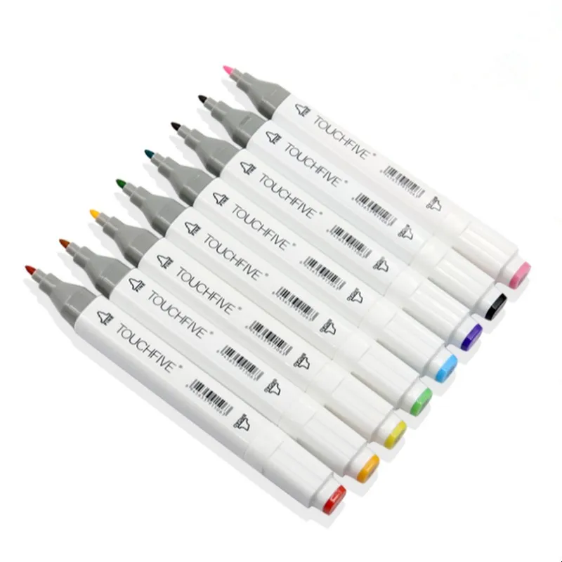 Art Markers TOUCHFIVE Optional Color Matching Art Markers Brush Pen Sketch Alcohol Based Markers Dual Head Manga Drawing Pens Art Supplies