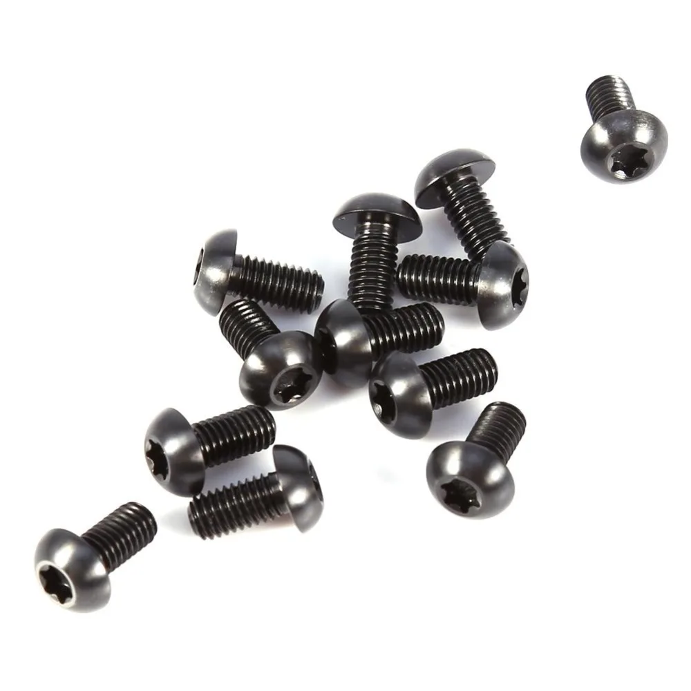 12pcs/Lot T25 Titanium Alloy Bike Torx Head Bolts Screws Fastener For
