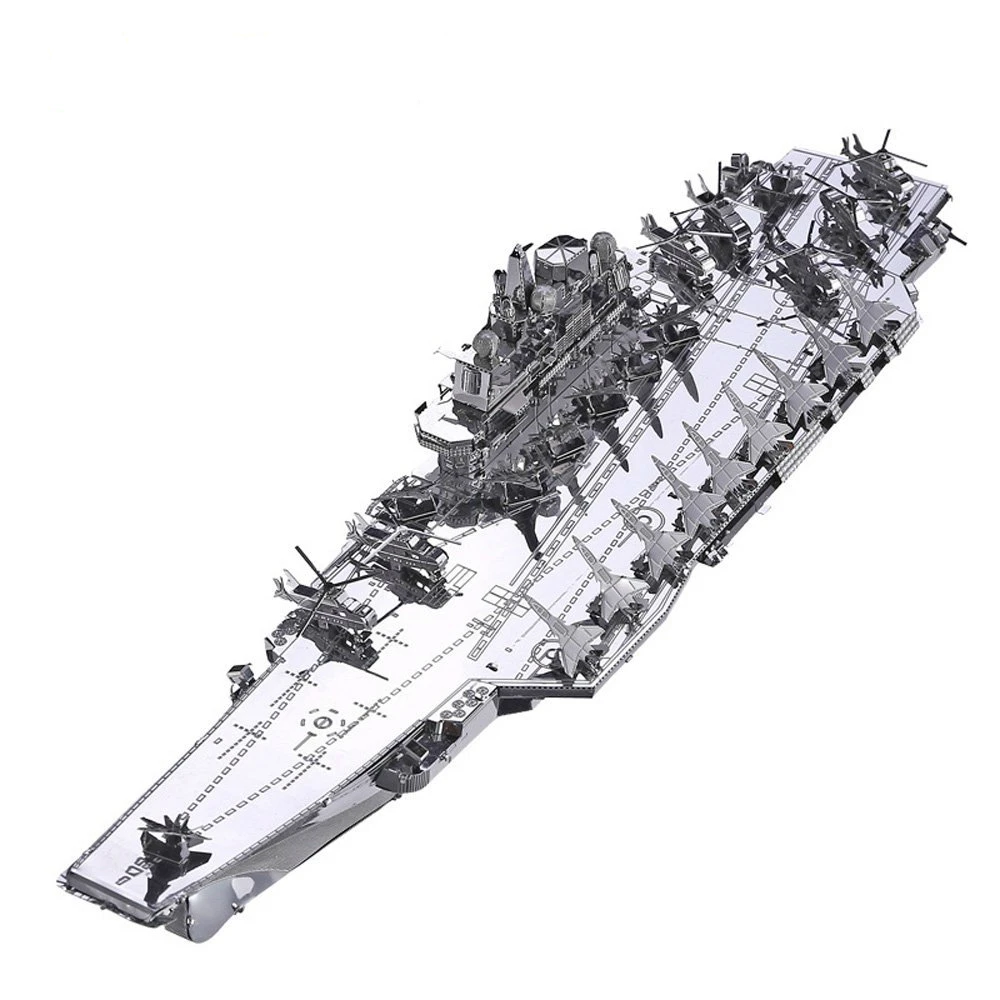Original Piececool Plan Liaoning Cv 16 Aircraft Carrier P056 S Model DIY 3D Laser Cut Assembling