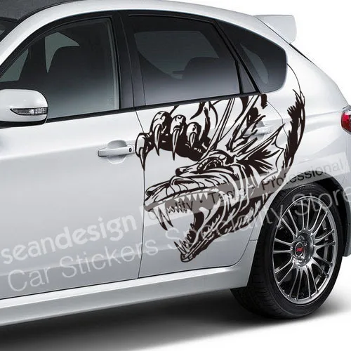 Cool! Totem Dragão Z07 Auto Car Decal Adesivo PVC