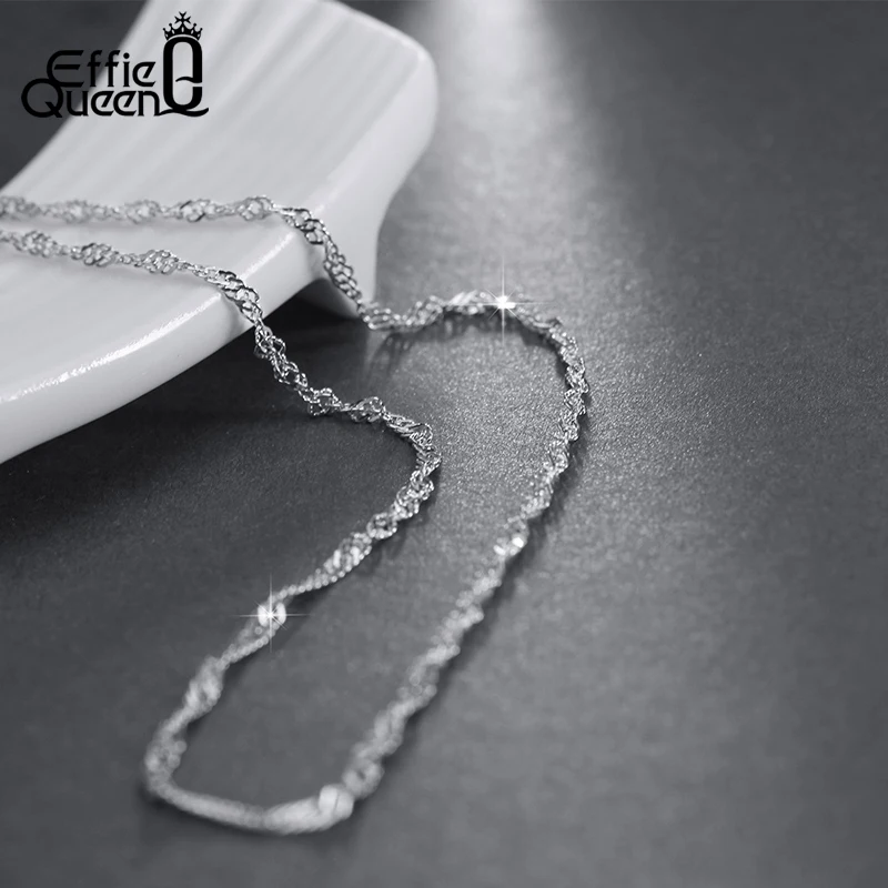 Цепочка ожерелье Женская/Мужская серебристая без никеля и свинца|necklace chain|colorful