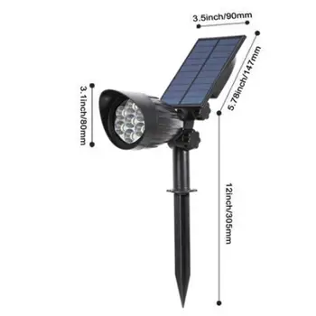 

LED Solar Garden Lawn Yard Wall Lamp Light Waterproof Spotlights Outdoor Wireless Solar Powered LED Lawn Lamps