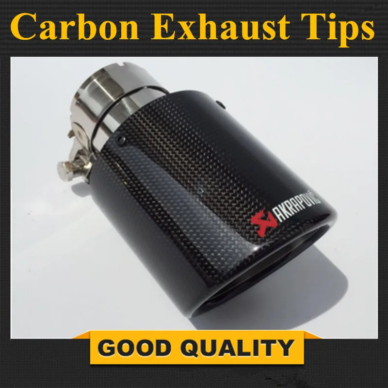 

Factory sale Classic glossy muffler CAR MODIFIDE MUFFLER pipe Akrapovic Carbon Fiber Exhaust Tip/Muffler Stainless Steel 101