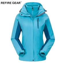 ReFire gear зимние уличные из двух частей походная куртка женские толстовки теплые ветрозащитные водонепроницаемые туристические куртки альпинистская охотничья куртка