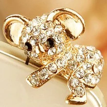 Симпатичная коала 3,5 мм гарнитура для наушников, заглушка от пыли со стразами, для мобильного телефона, аудио, Пылезащитная для планшетных ПК