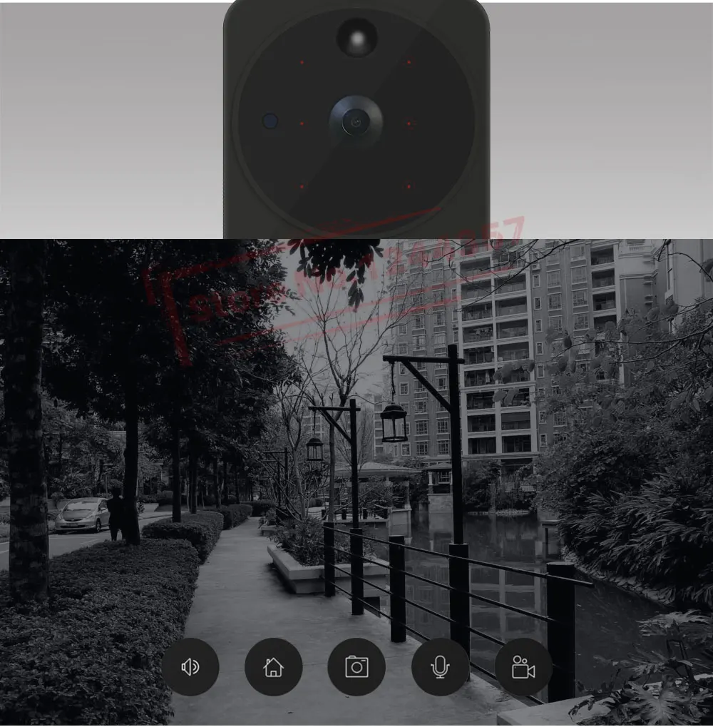 Wi-Fi видео домофон с камерой системы беспроводной домашний Ip дверной звонок PIR мониторинг двухстороннее аудио iOS Android батарея питание