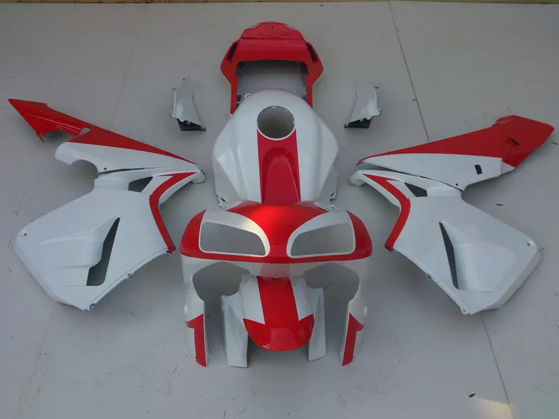 Мотоцикл обтекатель комплект для HONDA CBR600RR F5 03 04 CBR 600RR CBR 600 RR 2003 2004 ABS белый красный обтекатели комплект+ подарки HL44