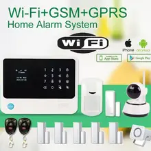 G90B plus GSM Wi-Fi сигнализация с поддержкой приложения для управления телефоном 1080P HD wifi ip-камера беспроводной PIR датчик умный дом сигнализация