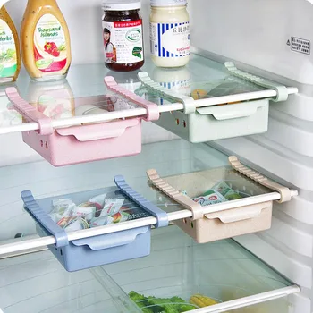 

Creative multi-purpose freezer to receive fresh every drawer barrier layer aircraft kitchen utensils shelf in the kitchen
