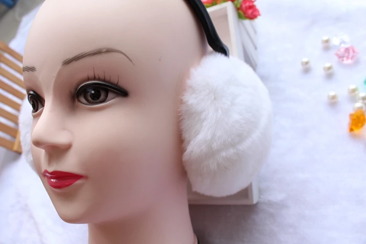 natural rex rabbit fur earmuffs (26)