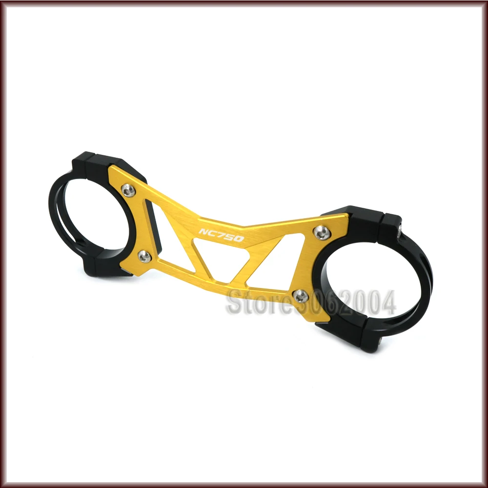 

For HONDA NC 750 S/X / DCT NC750S NC750X 2014-2018 2017 Motorcycle Accessories BALANCE SHOCK FRONT FORK BRACE LOGO NC750 CNC