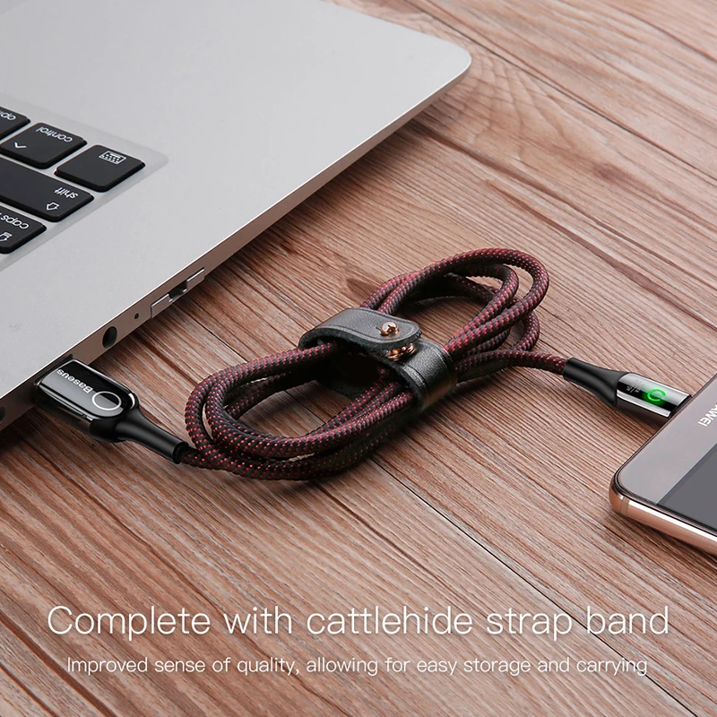 Baseus 3A Smart Power Off USB Type C Cable With LED Qick Charger 3.0 Type-c Cable For Samsung S9 Note 9 One plus 6 5T Data Cord Baseus 3A Smart Power Off USB Type C Cable With LED Qick Charger 3.0 Type-c Cable For Samsung S9 Note 9 One plus 6 5T Data Cord