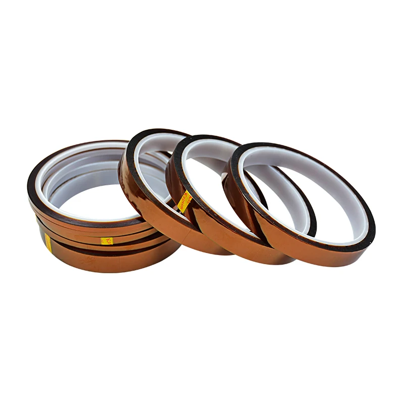 

1Pcs 30m Polyimide Adhesive Tape Silicone Tape High Temperature Adhesive Polyimide Film 3-20MM