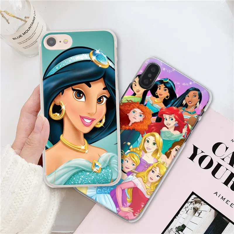 Капа Аладдин Принцесса Жасмин чехол для телефона s для Apple iPhone 7 8 Plus 6 6s Plus X XS XR XS MAX 5 5S чехол для телефона Coque