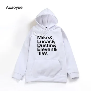 

Stranger Things Hoodies Hoody Sweatshirts Men Mike Dustin Lucas Eleven Will Full Sleeve Jumpers Auturm Winter Brand Pullovers