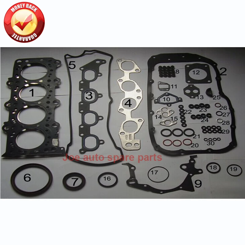 J20A L34 полный комплект прокладок двигателя для Chevrolet TRACKER SUZUKI ESCUDO VITARA Cabrio GRAND SX4 2.0L