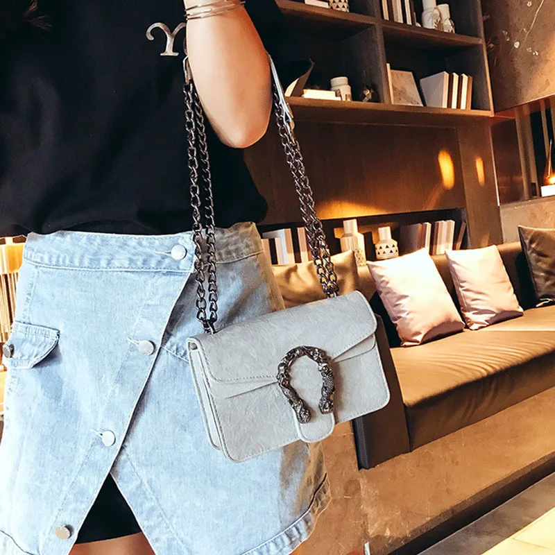 Women Fashion Design Chains Shoulder Bag Luxury PU Leather Female Mini Handbag Holiday Shopping Ladies Flap Crossbody SS3494 (19)