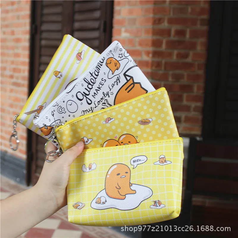 IVYYE 1 шт. Kawaii Gudetama аниме PU Кошелек для монет мягкая сумка для сменки монет мешочек кошелек для денег карта ключ хранения подарок