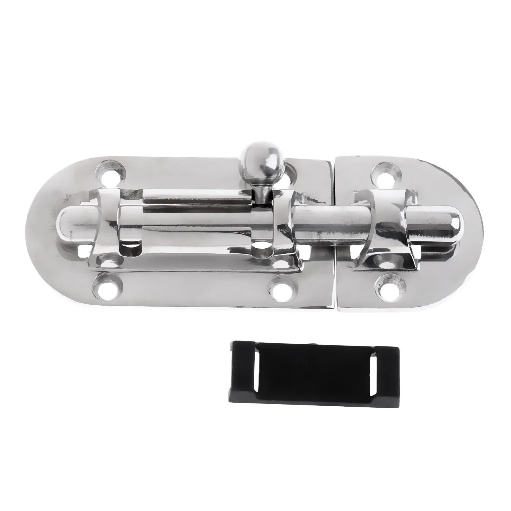 Marine Grade 316 Stainless Steel Deck Hinge Bolt Latch Door Hinge Strap for Boat RV Hatch Locker Compartment