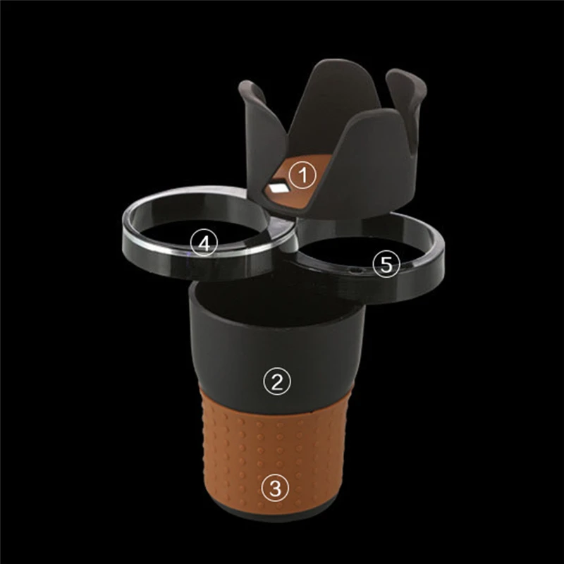 

Universal High Quality Foldable Car Cup Holder Black Beer Holder Multifunction Drink Supplies Auto Car Rental Cup Stacking