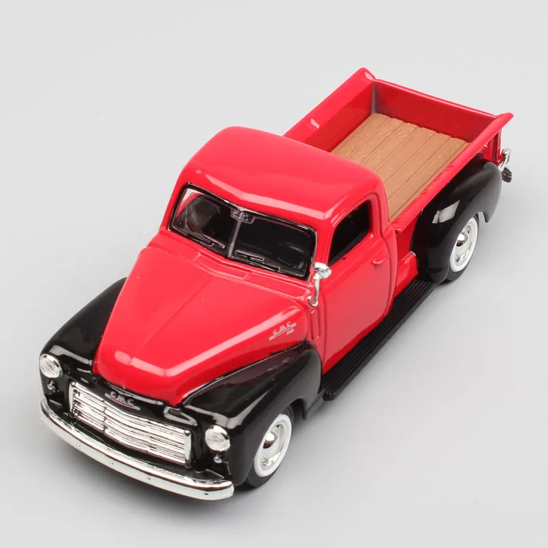 

Yat Ming Hot 1:43 Scale 1950 GMC PICK UP truck duty Van metal diecast car model thumbnails auto Collectible toy for Children boy