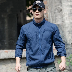 Военная тактическая куртка армии Спорт на открытом воздухе ClothesHunting Пеший Туризм куртки с капюшоном ветровка Windshell Для мужчин быстрое высыхание одежда - изображение