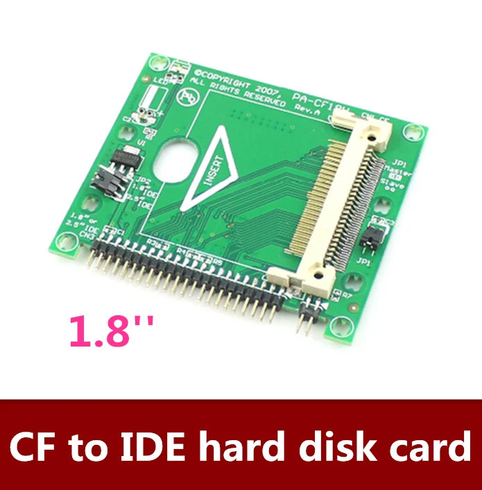 5pcs/lot Free shipping CF to 1.8 Inch IDE hard disk card ,CF to 1.8