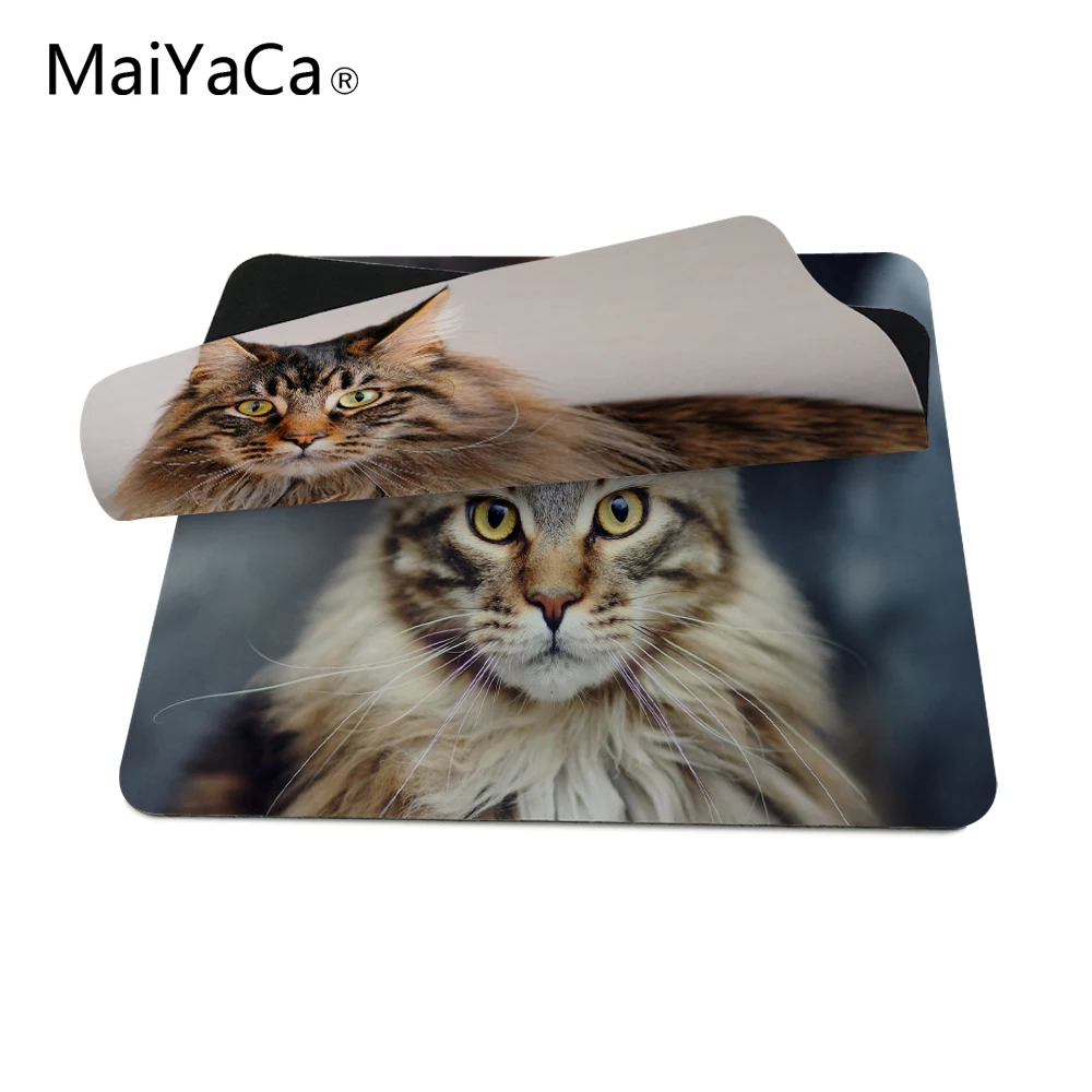 MaiYaCa Кот мейн кун горячая распродажа 18*22 см и 25*29 Коврик для мыши Удобные коврики