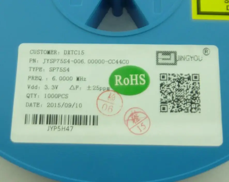 10 шт. SMD 5070 активный кварцевый генератор OSC 6 МГц 6 м 7050 5*7 3,3 В 25PPM