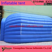 7x4mwhite и Серебристые Ткань Оксфорд Надувные этап палатки, надувные палатки партии для событий