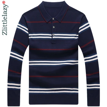 

2019 designer brand long sleeve slim fit polo shirt men casual jersey striped mens polos vintage luxury quality tee shirt 41307