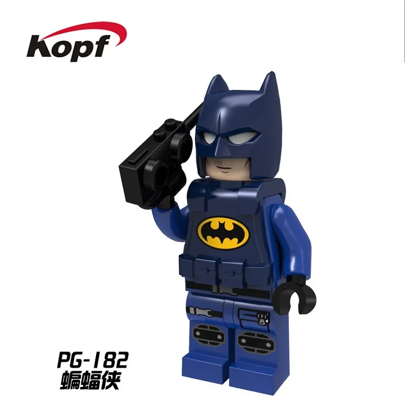

PG182 Single Sale Super Heroes Police Batman with Cellphone Bricks Action Figures Building Blocks Best Children Gift Toys PG8047
