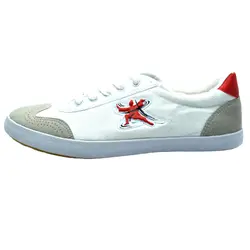 Холст обувь для боевых искусств белые мужские туфли Кунг Фу и спорт Tai Chi кроссовки