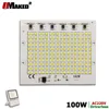 Módulos LED AC220V, 100W, 130x110mm, 9000lm, reflector, placa de aluminio PCB, Blanco/cálido, SMD2835 controlador IC inteligente, para lámparas de foco ► Foto 1/6