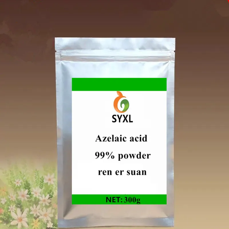 ISO азелаиновая кислота 99% порошок ren er suan противовоспалительное лечение и устранение веснушек пигментация - Цвет: 300g