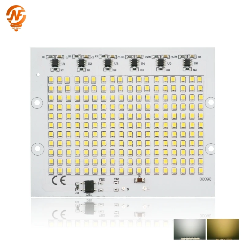 Светодиодный чип SMD2835 умный IC 220 В вход 10 Вт 20 30 50 100 вт DIY для наружного прожектора