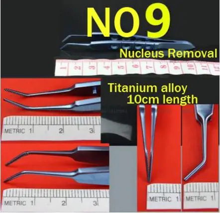 Медицинские красоты пластиковые пинцеты из нержавеющей стали титановый сплав офтальмологические пинцеты микрощипцы жир платформенный