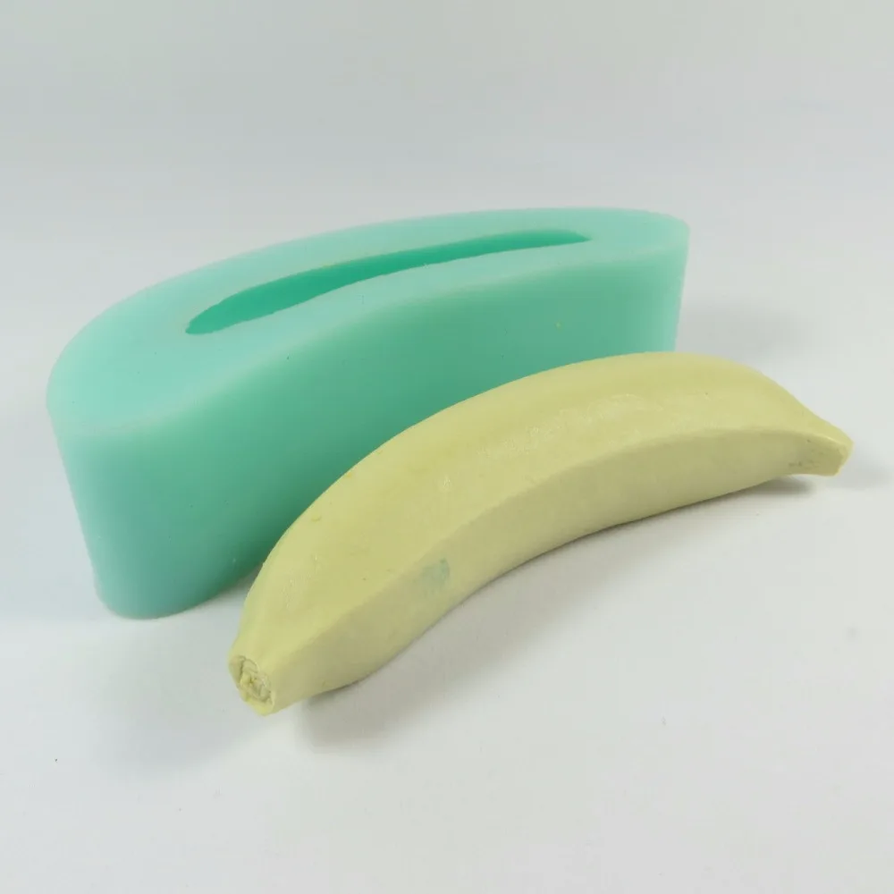 bananas Aroma stone moulds bananas candle mould banana Silicone molds banan soap mold silicone