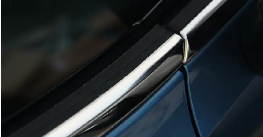 Высокое качество, отделка окна из нержавеющей стали, наружное украшение корпуса для Volkswagen Touran L-, хромированный автомобильный Стайлинг