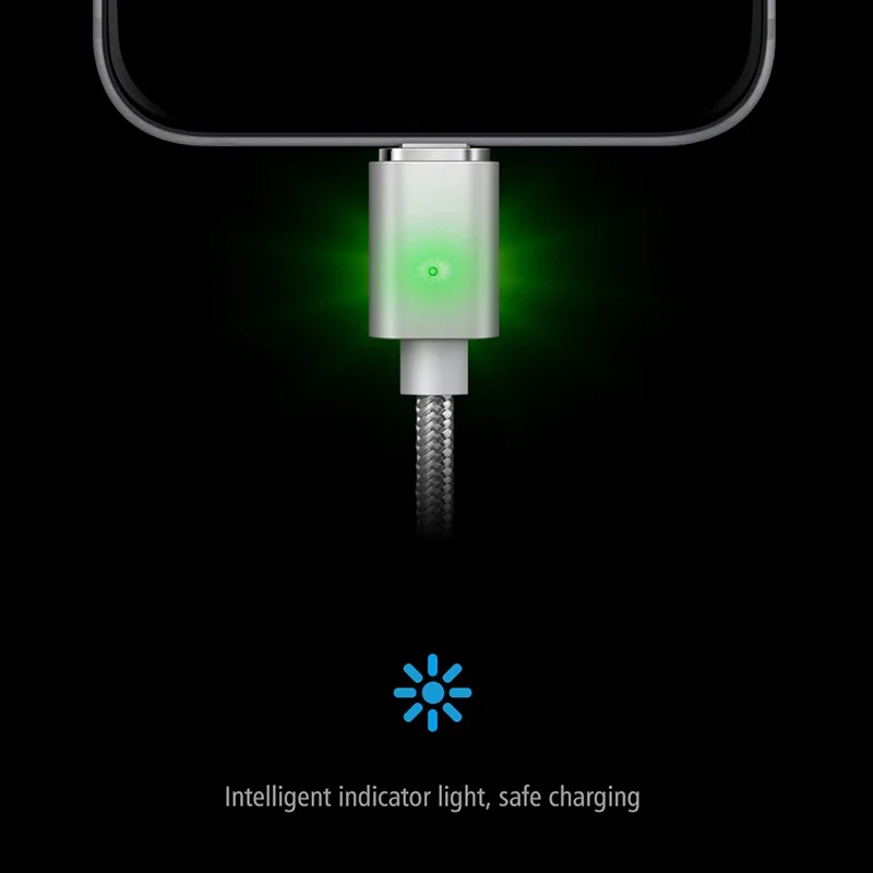 Sindvor Магнитный зарядный кабель нейлоновый Usb кабель Магнитный зарядный кабель для iPhone 5 5S 6 6S 7 Plus iPad 5 Air для освещения