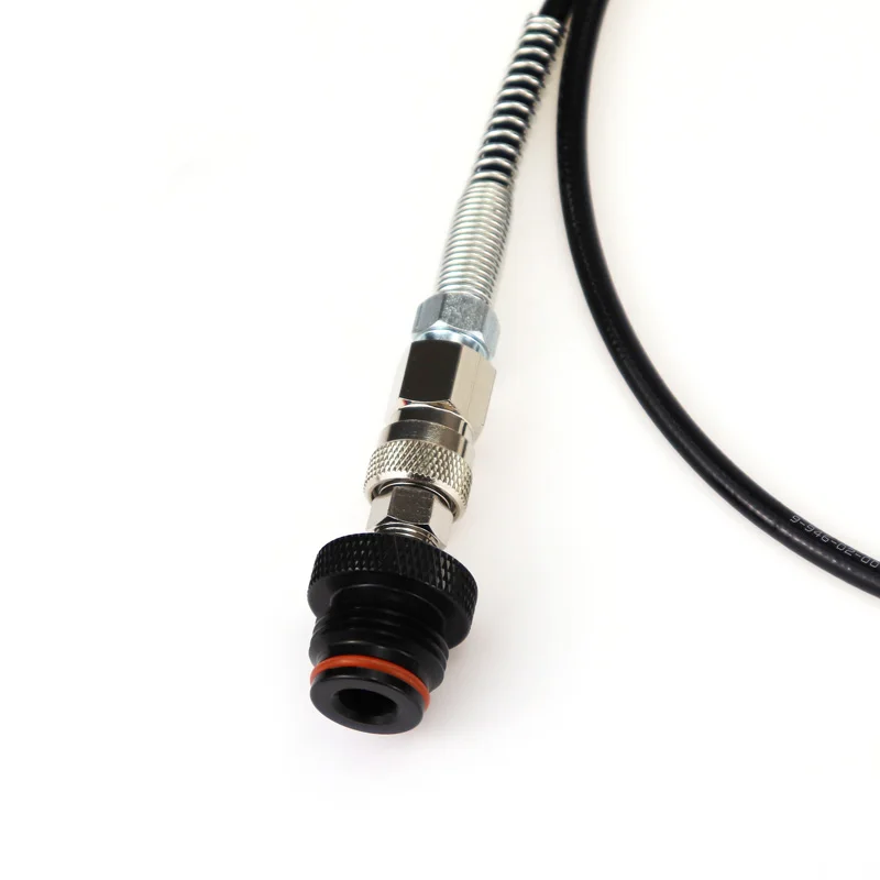 New Paintball Air Gun Airsoft PCP Air Rifle Charging Hose Microbore Remote Hose Line With Quick Disconnect 40 Inch Acessorios