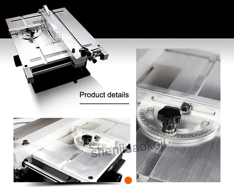 Настольная пила, микро маленький настольный пильный станок, циркулярная пила, мини Точная Настольная пила, деревообрабатывающее оборудование 220v240w 1 шт